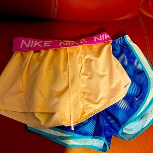 Nike running/workout shorts with liner.